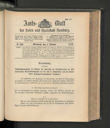 No. 239, 4. Oktober 1916