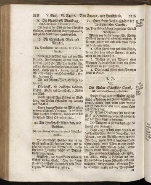 §. 71. VII. Der Nieder-Sächsische Creyß,[...]