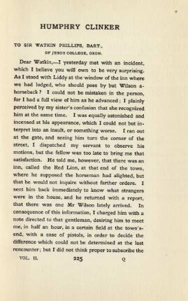 To Sir Watkin Phillips, Barth., of Jesus College, Oxon