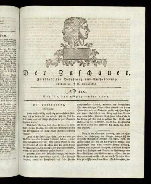 No. 110 - 13. September 1821