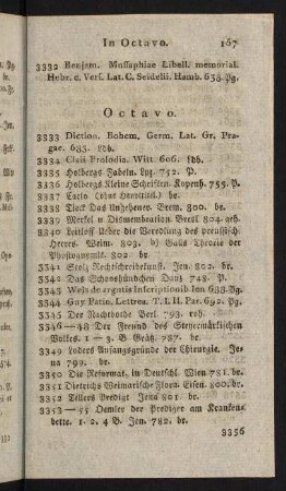 157-167, Octavo