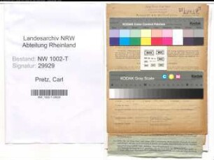 Entnazifizierung Carl Pretz , geb. 10.04.1904 (Ingenieur)