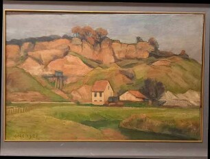 Gemälde / Kurt Hensel / Klus an der Leine