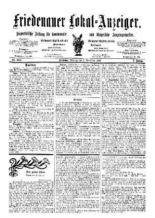 Nr. 260, 05.11.1900