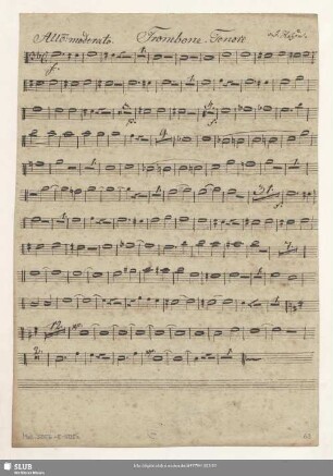 Trombone. Tenore.