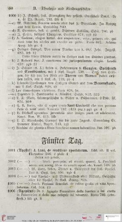 Fünfter Tag (Nr. 1001 - 1250)