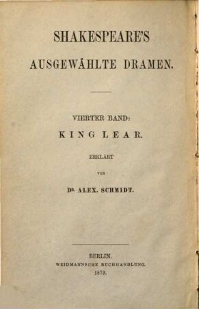 Ausgewählte Dramen, 4
