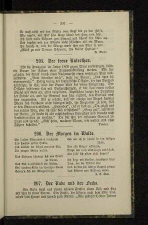 207. Der Rabe und der Fuchs.