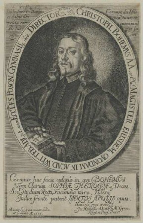 Bildnis des Christoph. Bohemus