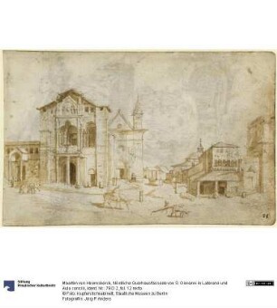Nördliche Querhausfassade von S. Giovanni in Laterano und Aula concilii