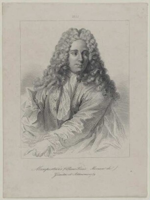 Bildnis des Peter Ludwig Moreau de Maupertius