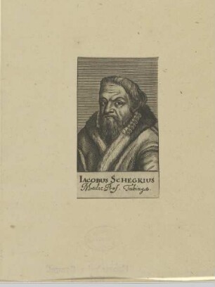 Bildnis des Jacob Schegkius