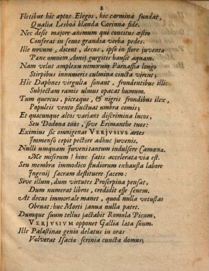 In praematurum obitum eruditissimi viri Ioannis Veriusii elegia