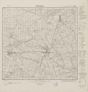 4556 (alte Nr.: 2624) Freiwaldau, Meßtischblatt (4cm - Karte)