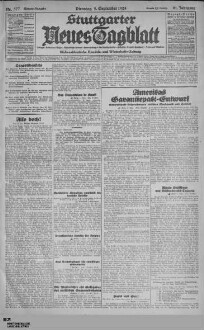 Stuttgarter neues Tagblatt : südwestdeutsche Handels- und Wirtschafts-Zeitung