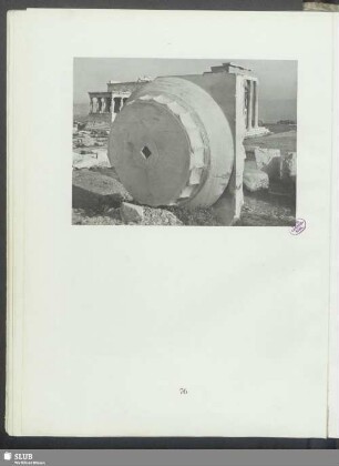 Parthenon-Kapitell und Erechtheion