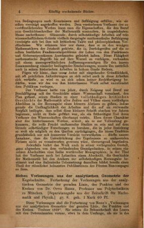 Mitteilungen der Verlagsbuchhandlung B. G. Teubner in Leipzig. 7