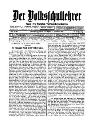 Der springende Punkt in der Rektorenfrage