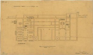 Fischer, Theodor; Kiel; Studentenheim Seeburg - Grundriss Keller