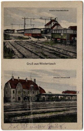 Gruß aus Wiederitzsch : Bahnhof Neuwiederitzsch