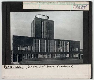 Emil Fahrenkamp: Schornsteinloses Kraftwerk