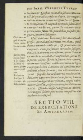 Sectio VIII.