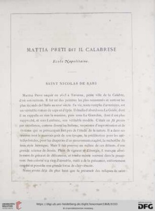 Mattia Preti dit Il Calabrese