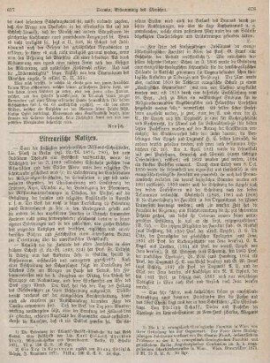 677-679 Literarische Notizen