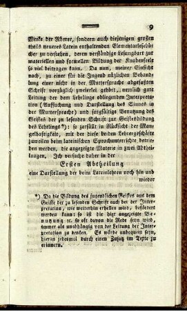 Ersten Abtheilung.