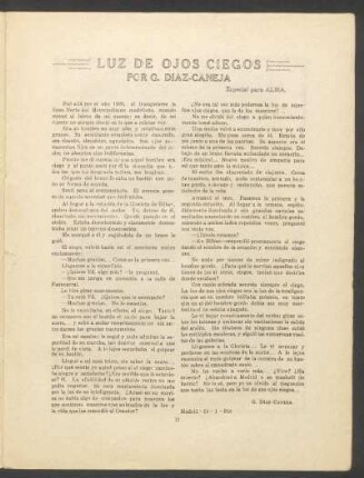 Luz de ojos ciegos