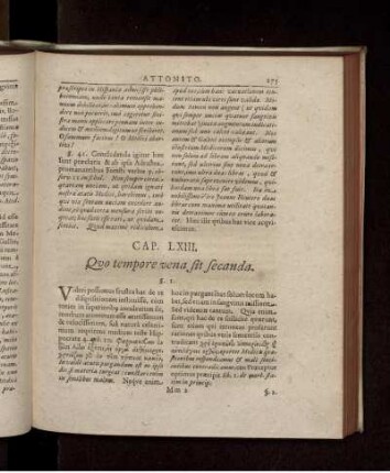 Cap. LXIII. Quo tempore vena sit secanda