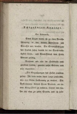 Achtzehntes Kapitel
