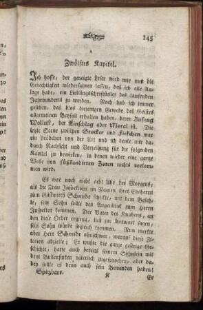 Zwölftes Kapitel. - Drey und zwanzigstes Capitel.