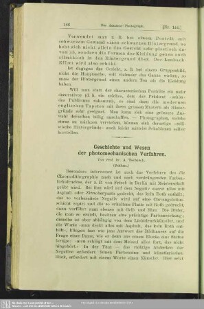 Geschichte und Wesen der photomechanischen Verfahren