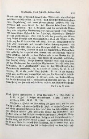 247-248 [Rezension] Wasmann, Erich, Ernst Haeckels Kulturarbeit