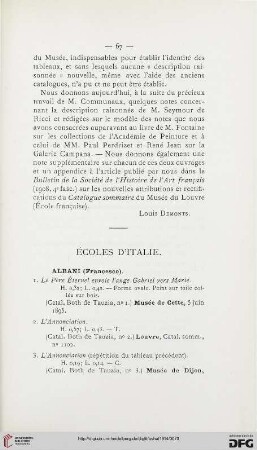 Écoles d'Italie
