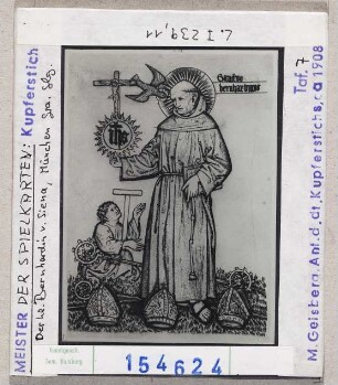 Meister der Spielkarten: Hl. Bernhardin von Siena