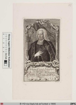 Bildnis Johann Ernst Schubert