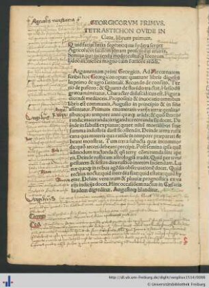 Argumentum libri primi