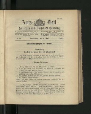 No. 63. 8. Mai. 1902.