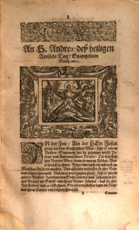 Postilla, de Sanctis. Das ist, Christliche, wahre, Euangelische Predigen vnnd Außlegung aller Fest vnd Feyertäg durch das gantze Jahr : Darinnen vnder andern viel fürnemer Articul deß Catholischen Glaubens außführlich erleuttert, vnnd wider die jetztschwebende Secten auß göttlicher Schrifft erwiesen werden. Der erste vnd ander Theyl