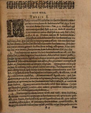 Disp. theol. de fundamento fidei et articulis fundamentalibus