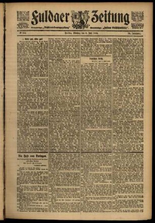 Ausgabe vom Montag, den 09. Juli 1906.