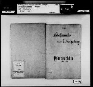 Hoheneck: Pfarrberichte