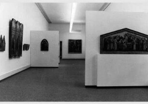 Aufstellung der Gemäldegalerie im Bruno-Paul-Bau in Berlin-Dahlem