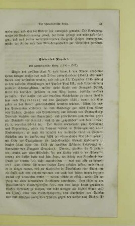 Siebentes Kapitel. Der schmalkaldische Krieg (1546-1547)