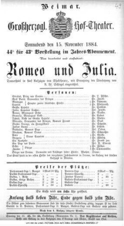 Romeo und Julia