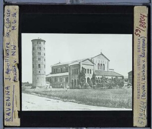 Ravenna, S. Apollinare in Classe : Ansicht von Nord/Westen