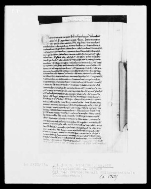 Martyrologium und Regula S. Benedicti: Initiale C