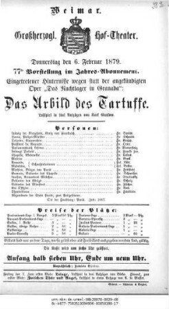 Das Urbild des Tartuffe